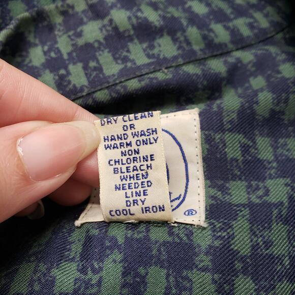 Vintage J.G. Hook Maxi Dress Womens 6 Green Plaid Gingham Equestrian Preppy Hunt - Picture 13 of 16